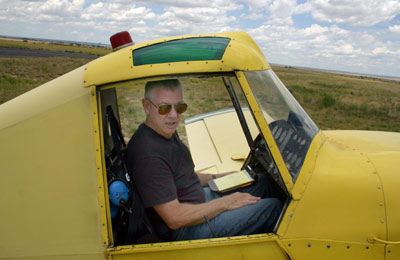 Flying the Callair A9 towing Gliders for Sundance, Inc, Moriarty, NM - 2007-11